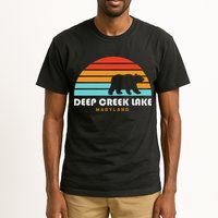 Deep Creek Lake Maryland Bear Deep Creek Lake Tall T-Shirt