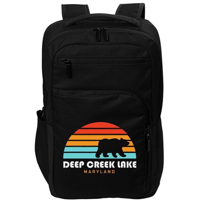 Deep Creek Lake Maryland Bear Deep Creek Lake Impact Tech Backpack