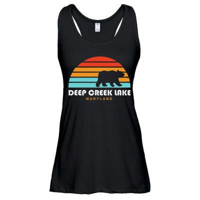 Deep Creek Lake Maryland Bear Deep Creek Lake Ladies Essential Flowy Tank