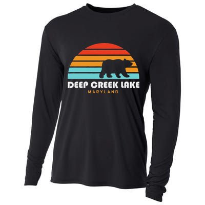 Deep Creek Lake Maryland Bear Deep Creek Lake Cooling Performance Long Sleeve Crew