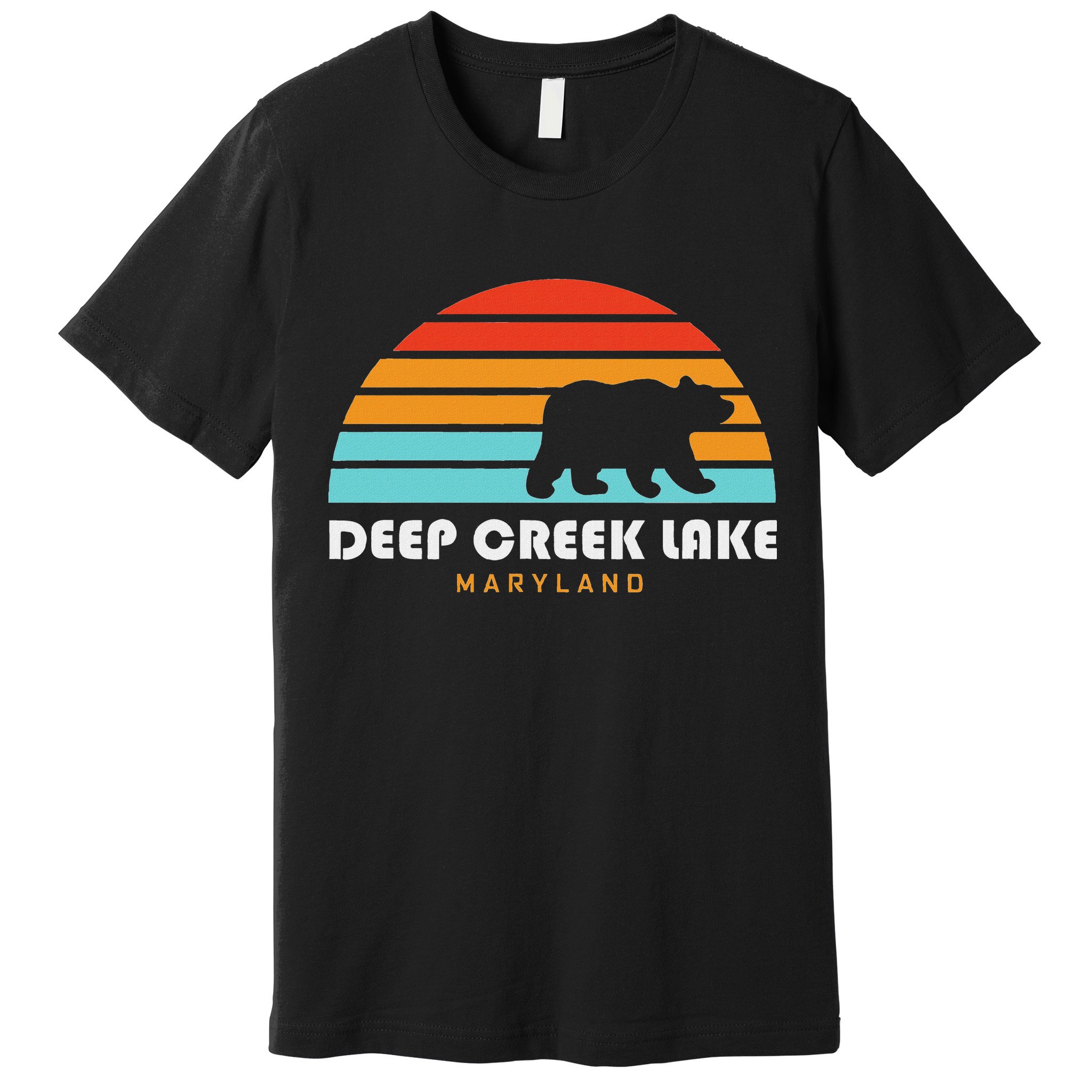 Deep Creek Lake Maryland Bear Deep Creek Lake Premium T-Shirt