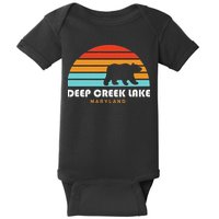 Deep Creek Lake Maryland Bear Deep Creek Lake Baby Bodysuit