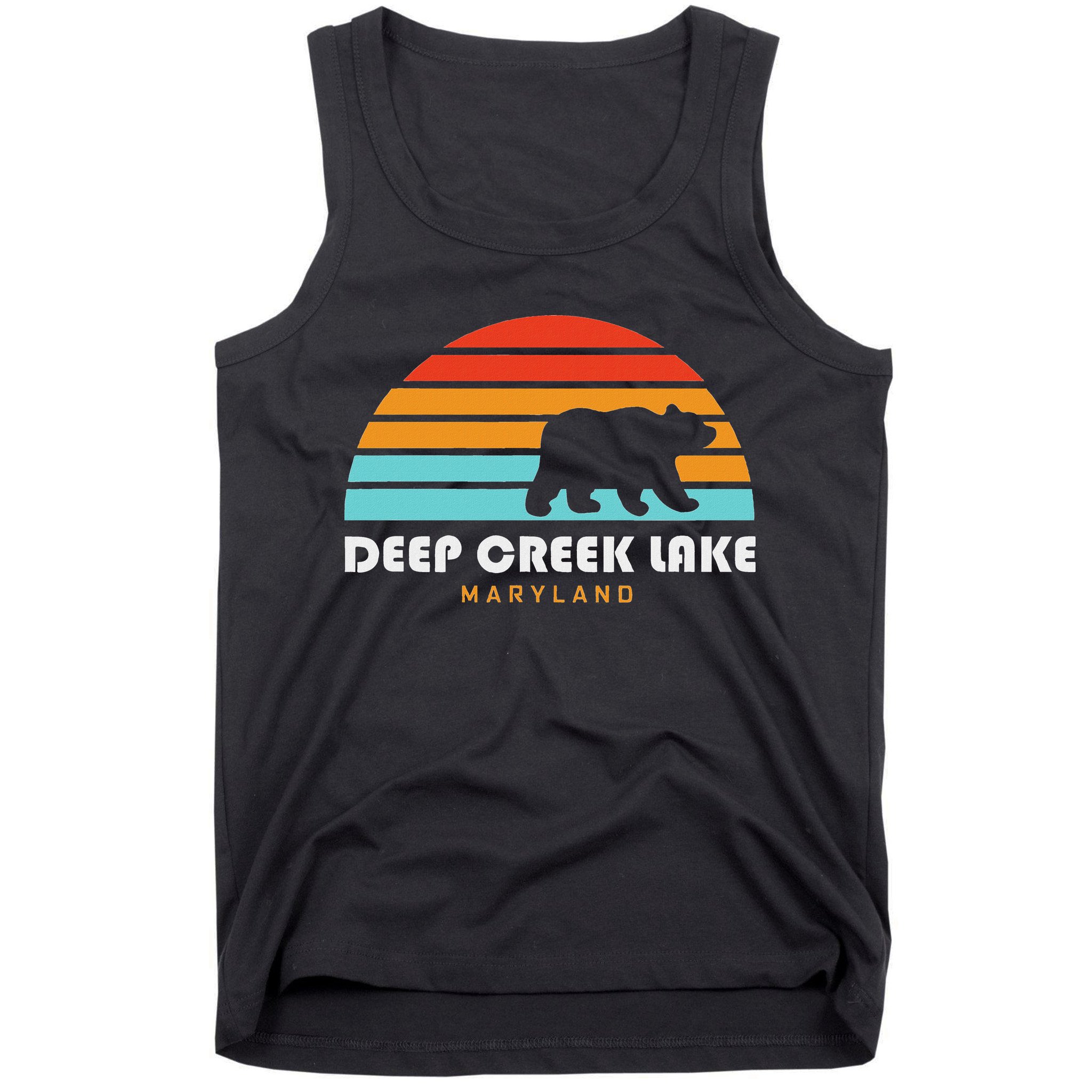 Deep Creek Lake Maryland Bear Deep Creek Lake Tank Top