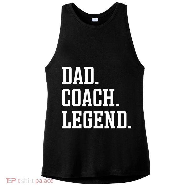 Dad Coach Legend Coach Dad Ladies PosiCharge Tri-Blend Wicking Tank