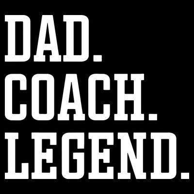 Dad Coach Legend Coach Dad T-Shirt