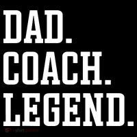 Dad Coach Legend Coach Dad T-Shirt