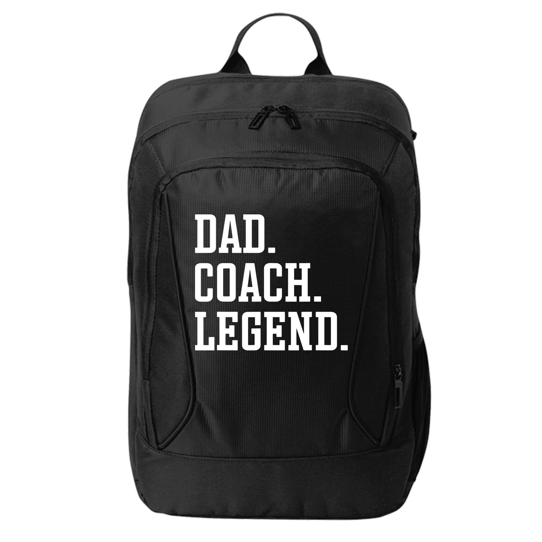 Dad Coach Legend Coach Dad City Backpack