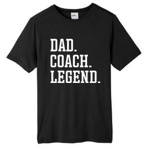 Dad Coach Legend Coach Dad Tall Fusion ChromaSoft Performance T-Shirt