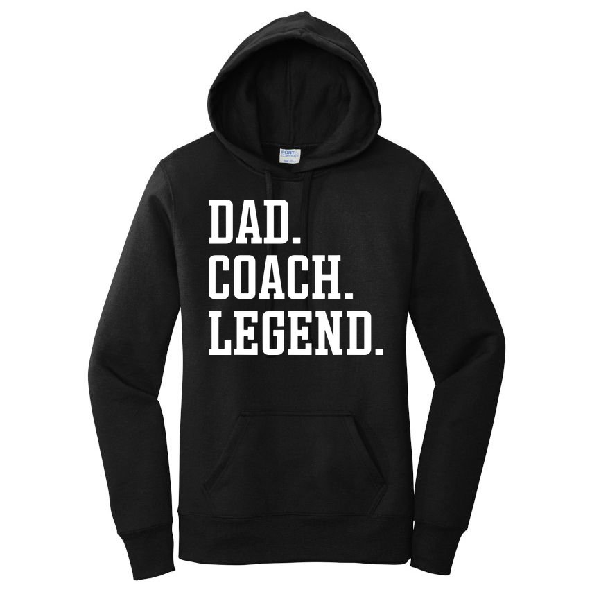 Dad Coach Legend Coach Dad Women's Pullover Hoodie