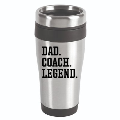Dad Coach Legend Coach Dad 16oz Travel Tumbler