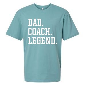 Dad Coach Legend Coach Dad Sueded Cloud Jersey T-Shirt