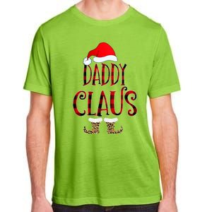 Daddy Claus Leopard Christmas Pajama Santa Gift For Father's Gift Adult ChromaSoft Performance T-Shirt