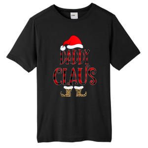 Daddy Claus Leopard Christmas Pajama Santa Gift For Father's Gift Tall Fusion ChromaSoft Performance T-Shirt