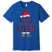 Daddy Claus Leopard Christmas Pajama Santa Gift For Father's Gift Premium T-Shirt