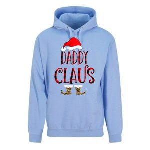 Daddy Claus Leopard Christmas Pajama Santa Gift For Father's Gift Unisex Surf Hoodie