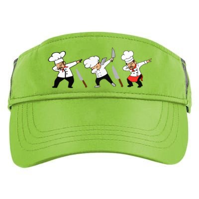 Dabbing Chef Lover Chief Cook Culinary Cool Gift Adult Drive Performance Visor