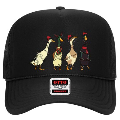 Ducks Christmas Light Trucker Hat