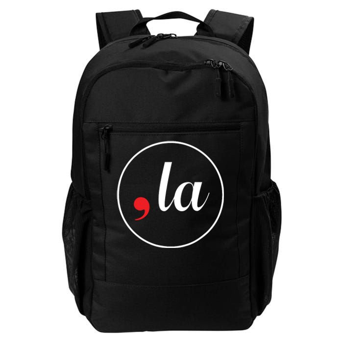 Distressed Comma La Funny Kamala Harris For President 2024 Daily Commute Backpack