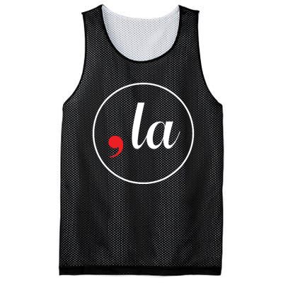 Distressed Comma La Funny Kamala Harris For President 2024 Mesh Reversible Basketball Jersey Tank