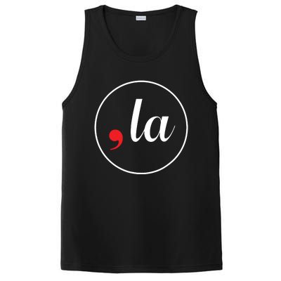 Distressed Comma La Funny Kamala Harris For President 2024 PosiCharge Competitor Tank