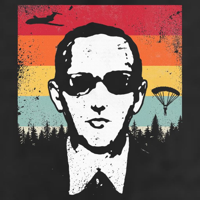 Db Cooper Lives Sketch Unsolved Mystery Urban Legend Rainbow Cool Comfort Performance Bucket Hat