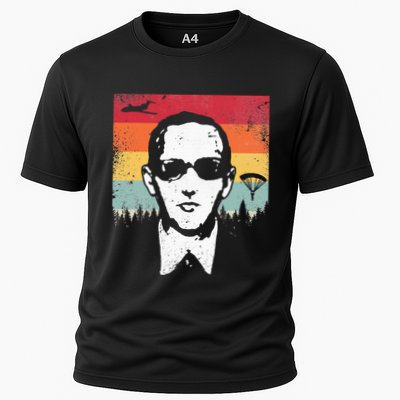 Db Cooper Lives Sketch Unsolved Mystery Urban Legend Rainbow Cooling Performance Crew T-Shirt