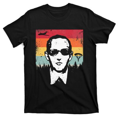 Db Cooper Lives Sketch Unsolved Mystery Urban Legend Rainbow T-Shirt