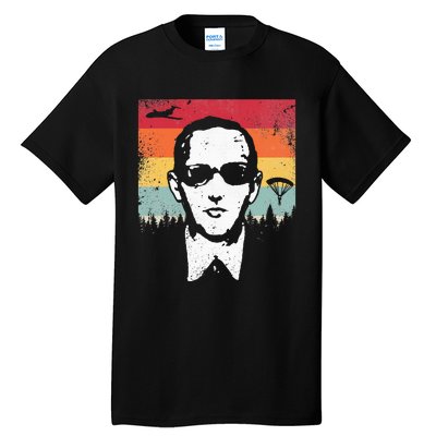 Db Cooper Lives Sketch Unsolved Mystery Urban Legend Rainbow Tall T-Shirt