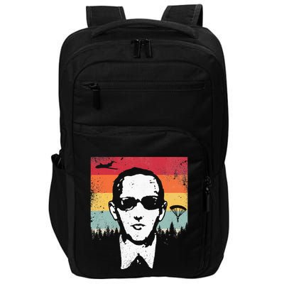 Db Cooper Lives Sketch Unsolved Mystery Urban Legend Rainbow Impact Tech Backpack