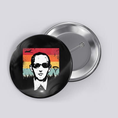 Db Cooper Lives Sketch Unsolved Mystery Urban Legend Rainbow Button