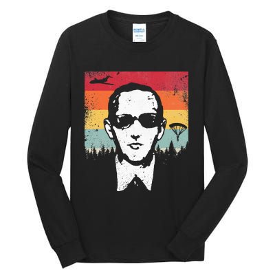 Db Cooper Lives Sketch Unsolved Mystery Urban Legend Rainbow Tall Long Sleeve T-Shirt