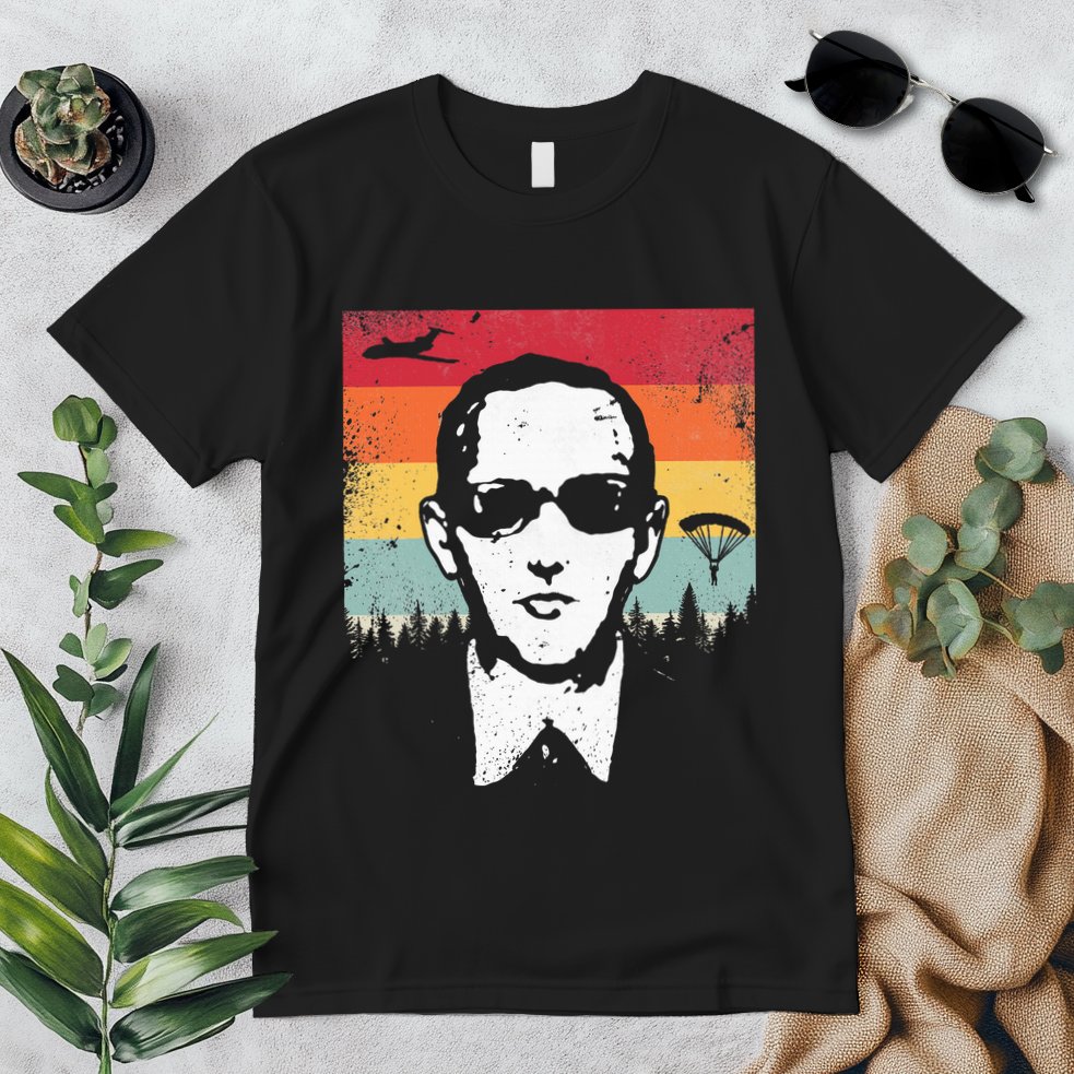 Db Cooper Lives Sketch Unsolved Mystery Urban Legend Rainbow Premium T-Shirt