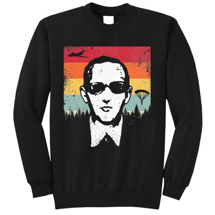 Db Cooper Lives Sketch Unsolved Mystery Urban Legend Rainbow Tall Sweatshirt