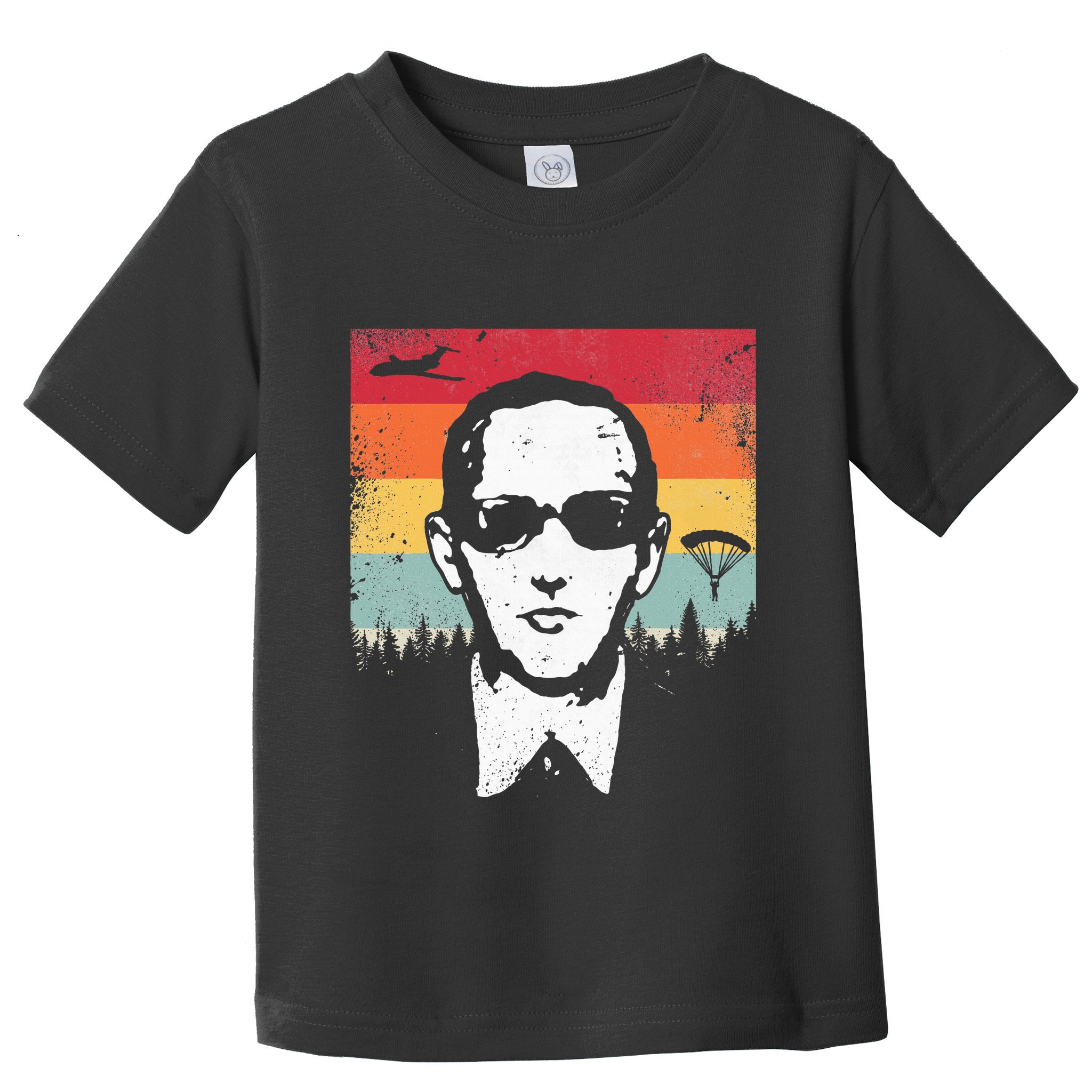 Db Cooper Lives Sketch Unsolved Mystery Urban Legend Rainbow Toddler T-Shirt