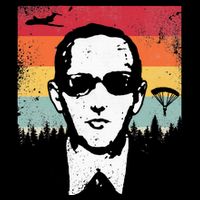 Db Cooper Lives Sketch Unsolved Mystery Urban Legend Rainbow Short Acrylic Beanie