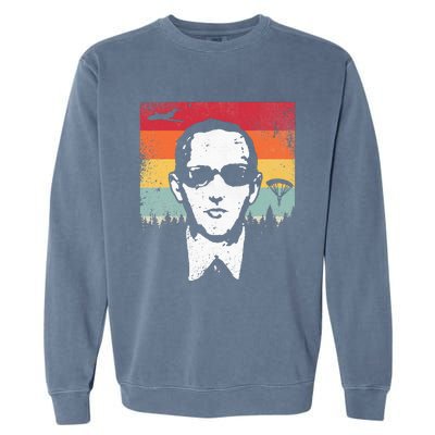 Db Cooper Lives Sketch Unsolved Mystery Urban Legend Rainbow Garment-Dyed Sweatshirt