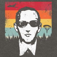Db Cooper Lives Sketch Unsolved Mystery Urban Legend Rainbow Cotton Canvas Backpack