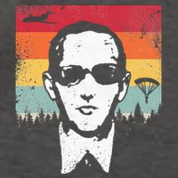 Db Cooper Lives Sketch Unsolved Mystery Urban Legend Rainbow Vector Backpack