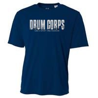 Drum Corps Like A Sport Only Harder Funny Drumline Cooling Performance Crew T-Shirt