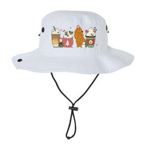 Dachshund Coffee Latte Winter Christmas Dog Mom Holiday Gift Legacy Cool Fit Booney Bucket Hat