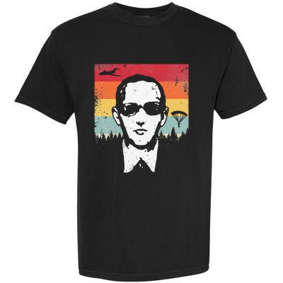 DB Cooper Lives Sketch Unsolved Mystery Urban Legend Rainbow Garment-Dyed Heavyweight T-Shirt