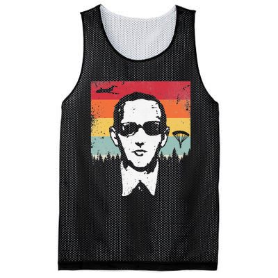 DB Cooper Lives Sketch Unsolved Mystery Urban Legend Rainbow Mesh Reversible Basketball Jersey Tank