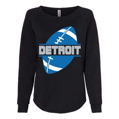 Detroit City Lions Sport Football Womens California Wash Sweatshirt