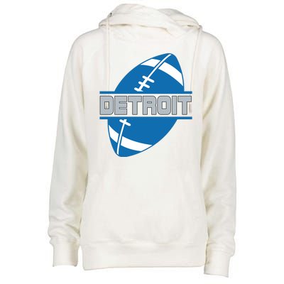 Detroit City Lions Sport Football Womens Funnel Neck Pullover Hood