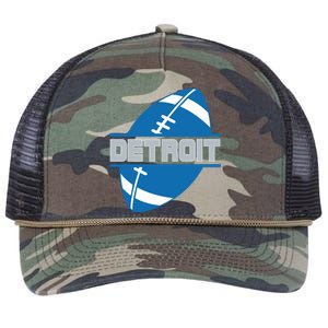 Detroit City Lions Sport Football Retro Rope Trucker Hat Cap