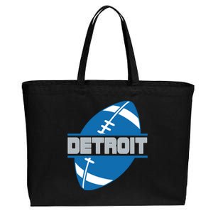 Detroit City Lions Sport Football Cotton Canvas Jumbo Tote