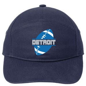 Detroit City Lions Sport Football 7-Panel Snapback Hat