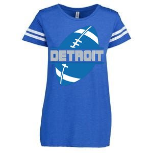 Detroit City Lions Sport Football Enza Ladies Jersey Football T-Shirt