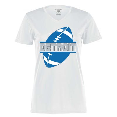 Detroit City Lions Sport Football Women's Momentum V-Neck T-Shirt