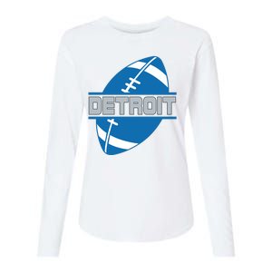 Detroit City Lions Sport Football Womens Cotton Relaxed Long Sleeve T-Shirt